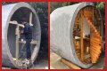 I turned a concrete water pipe into a stunning tiny home…I came up with the idea on a building site & it only cost £12k